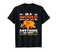 En un Mundo Donde Puedes ser Cualquier Cosa, sé Amable TDAH Elefante Camiseta
