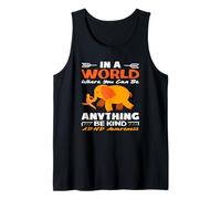 En un Mundo Donde Puedes ser Cualquier Cosa, sé Amable TDAH Elefante Camiseta sin Mangas