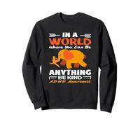 En un Mundo Donde Puedes ser Cualquier Cosa, sé Amable TDAH Elefante Sudadera
