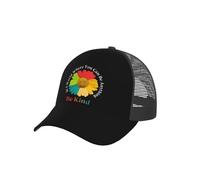 En Un Mundo Donde Puedes Ser Cualquier Cosa, Sé Amable. Unisex Gorra Trucker Protección UV Gorras Hip Hop Ajustable Gorra De Béisbol para Verano Running Aire Libre