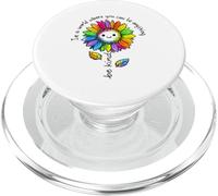 En un Mundo Donde Seas Cualquier Cosa, sé Amable, Garabato de Girasol PopSockets PopGrip para MagSafe
