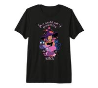 En un Mundo Lleno de Princesas, sé una Amiga de una Bruja, un búho Gato Camiseta Premium