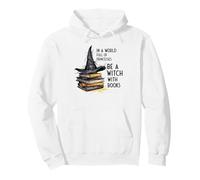 En un Mundo Lleno de Princesas sé una Bruja con Libros Sudadera con Capucha