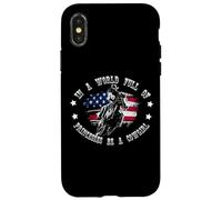 En un mundo lleno de princesas sé una vaquera,Cowgirl Women Gir Carcasa para iPhone X/XS
