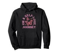 En un Viaje de Amor Propio Mariposa Autoconciencia Sudadera con Capucha