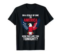 En una escala de uno a Estados Unidos, cuán libre eres esta noche Camiseta