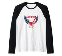 En una escala de uno a Estados Unidos, cuán libre eres esta noche Camiseta Manga Raglan