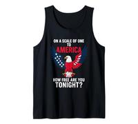 En una escala de uno a Estados Unidos, cuán libre eres esta noche Camiseta sin Mangas