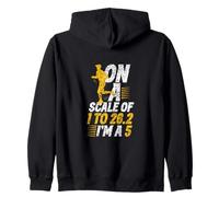 En Una Escala del 1 Al 26.2 Soy Un 5 Corredor Ejecutar 5K Sudadera con Capucha