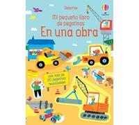en una obra mi pequeño libro pegatinas