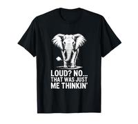 En Voz Alta, no, era Solo yo Pensando en Humor de Elefante Camiseta