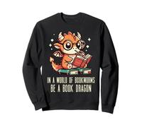 En World of Bookworms, sé Book Dragon, Lindo para Mujeres, niños y Hombres Sudadera