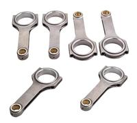 EN24 TUV H Vigas de viga Forjadas conrods de 154 mm Pen de disparo equilibrado para un motor 2.7T compatible con modelos B5 S4 de hasta 800 Juego de alfiler de pistón