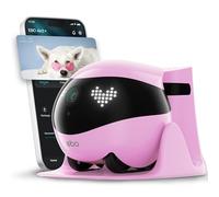 Enabot EBO Air 2 FamilyBot Cámara móvil 2K para mascotas con expresiones faciales personalizables, cámara inalámbrica con visión nocturna, cámara para perros con audio de 2 vías, recarga