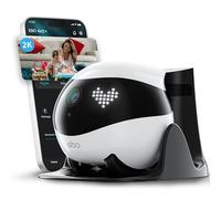 Enabot EBO Air 2 FamilyBot Inteligente cámara de vigilancia 2K, Robot con autocarga, Robot Patrulla para vigilancia doméstica, cámara inalámbrica para Perros y cámara de Gato con visión Nocturna