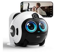 Enabot EBO MAX Robot Cámara 4K con IA, Visita Móvil y Auto-Recarga | GPT-5, llamada bidireccional, navegación autónoma, mapeo V-SLAM, control app, para hogar y mascotas