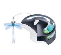 Enabot EBO ROLA Módulo Interactivo para Cámara PetPal: Bolas Rodantes, Cuello y Control Remoto de Aplicaciones para Gatos - Compatible Con Robot Inteligente ROLA