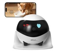 Enabot Móvil Cámara de Vigilancia WiFi Interior inalámbrica,1080P FHD Cámaras de Vigilancia,Visión Nocturna,Audio Bidireccional,Detección de Movimiento,Control Remoto,óptima para Bebé/Mascota/Anciano