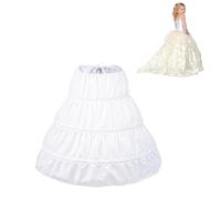Enagua De Las Niñas y Vestido De Fiesta Blanca, Falda Tul para Banquete de Boda, Enaguas Cortas para Mujer Vintage, Boda
