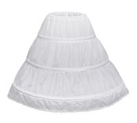 Enagua para niña, enagua con 3 aros de aro, falda para niños, falda de crinolina, falda blanca, falda de comunión, enagua, a, 4-5 años