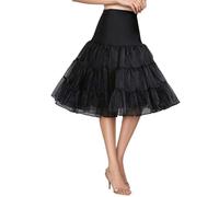 Enaguas Cancan Falda Vestido Midi Cancán, 50s Retro Rockabilly Enagua Tutu Net Petticoat Miriñaques Faldas Mujeres Cancan, 1950s Vintage Debajo de un Underskirt 2026