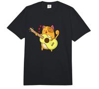 Enamorado Gato Toca Guitarra Comfort Colors Adult Heavyweight T-Shirt