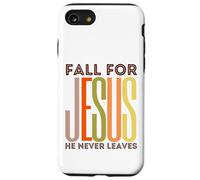 Enamorarse de Jesús Él Nunca Deja la fe Cristiana Amor Agradecido Carcasa para iPhone SE (2020) / 7/8