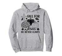 Enamorarse de Jesús Nunca Deja Halloween Acción de Gracias Sudadera con Capucha