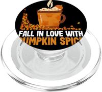 Enamórate del café con Leche y Especias de Calabaza PopSockets PopGrip para MagSafe