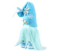 Enanos de invierno de peluche: cálidas muñecas nórdicas de Papá Noel, hechos a mano, personajes sin rostro, decoración de nieve de temporada, decorativo para repisa de chimenea, escribe