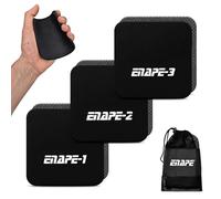ENAPE® Juego de 3 almohadillas de agarre (6 unidades) con bolsa, almohadillas antideslizantes de neopreno para dominadas, fitness y entrenamiento de fuerza, alternativa a los guantes de entrenamiento