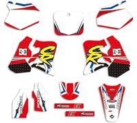 ENARUI Kit Pegatinas Adhesivos Gráficos Compatible con Honda CR 250 CR250 1995 1996 y CR 125 CR125 1995 1996 1997