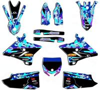 ENARUI Kit Pegatinas Adhesivos para Yamaha YZ 125 250 YZ125 YZ250 2015-2021 | Número Personalizado Gratuito