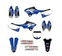 ENARUI Kit Pegatinas Adhesivos para Yamaha YZ 125 250 YZ125 YZ250 2022 2023 | Número Personalizado Gratuito