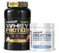 Enasport Pack TrueMade Whey Protein Chocolate 907g + Creatina Monohidratada 300g - Proteína de Suero de Leche WPC + WPI y Creatina Micronizada 200 Mesh | Fuerza, Rendimiento y Recuperación