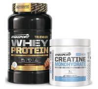 Enasport Truemade Whey Protein 2kg + Creatina Monohidrato 300g DE REGALO, Proteína de Suero de Leche, Whey Protein Isolate, Blend de Máxima Pureza, Rápida Absorción (2000, Chocolate)