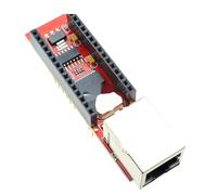 ENC28J60 Ethernet Shield V1.0 Nano 3.0 RJ45 Módulo de servidor web para placa HR911105A con pines