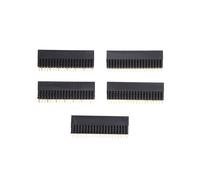 Encabezados de Apilamiento GPIO Extra Altos de 2x20 Pines para Raspberry Pi 5/4B B+/2/3 - 0.1" 2.54mm de Paso (5 Piezas)