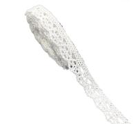 Encaje Cinta de encaje algodón blanco 10mm-50mm, 2 yardas, for ropa, tejido for costura, adorno, cinta ganchillo, accesorios hechos a mano(21)