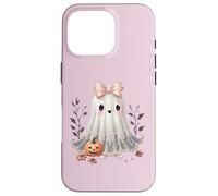 Encaje Fantasma Halloween Coqueta Arco Vintage Mujeres niñas Carcasa para iPhone 16 Pro