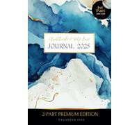 Encamino Premium Gratitude Journal JAN - JUN 2025 Color Edition: Daily practices for Awareness, Reflection & Selflove - mindfulness tracker, weekly ... inspiring qoutes - undated planner & workbook