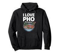 Encanta a los entusiastas de la sopa de fideos Pho Sudadera con Capucha