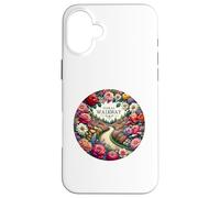 Encantador Camino de jardín Floral con Rosas, peonías, Margaritas Carcasa para iPhone 16 Plus