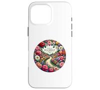 Encantador Camino de jardín Floral con Rosas, peonías, Margaritas Carcasa para iPhone 16 Pro MAX