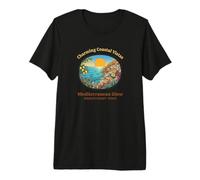 Encantador diseño de Vacaciones de Verano en la Costa de Amalfi Camiseta Premium