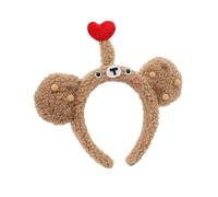 Encantador Oso Oído Peluquería Dibujos Animados De Peluche De Peluche Fiesta Divertida Recolección Tocas Para Mujeres Lavando La Diadema Para Mujeres Casuales Accesorio