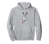 Encantador Perro dálmata Arte en Sudadera con Capucha