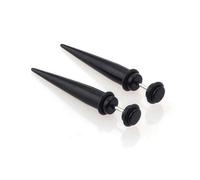 Encantador piercing para el cuerpo para mujeres y niñas, 2 unidades, unisex, punk, oreja, falso, dilatador, dilatador, dilatador, dilatador, dilatador