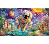 Encantador Pueblo Europeo Junto al río Puzzle para Adultos de 1000 Piezas - Regalo Divertido Juego Familiar Estimulante para Adultos y niños 38x52/1000pcs