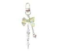 Encantador Star Heart Bows Keychain Estético Accesorios Llavero Aros Llaver